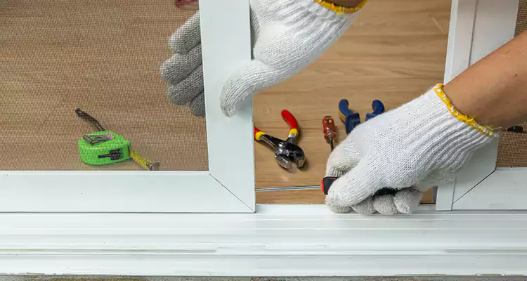 Sliding Glass Door Off Rails Repair in Sarasota Springs, FL